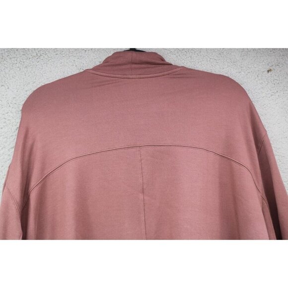 Athleta Short Sleeve Open Front Cardigan-Size S/M-Pockets-Oversized - Picture 8 of 8